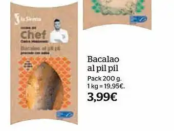 La Sirena Bacalao al pil pil oferta