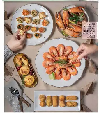 La Sirena Bocas de cangrejo cocido oferta