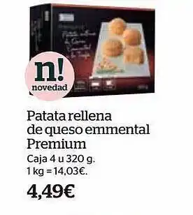 La Sirena Patata rellena de queso emmental premium oferta