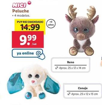 Lidl Nici peluche oferta