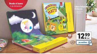 Lidl Libro infantil con linterna oferta