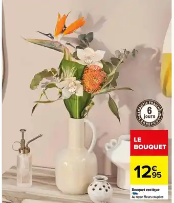 Carrefour Bouquet exotique oferta