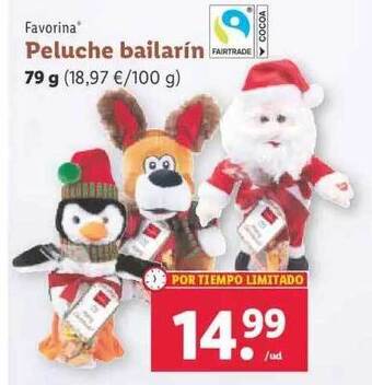 Lidl Favorina peluche bailarín oferta