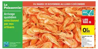 Carrefour Crevette rose cuite asc oferta