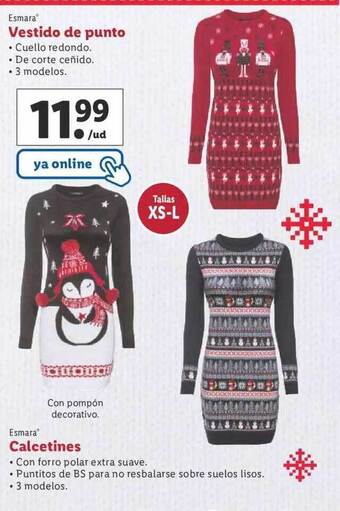 Lidl Esmara vestido de punto oferta