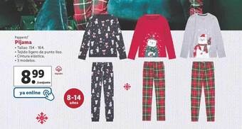 Lidl Pepperts! pijama oferta