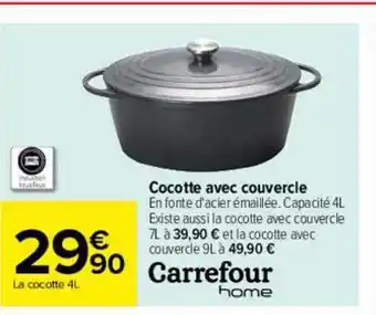 Carrefour Cocotte avec couvercle carrefour home oferta