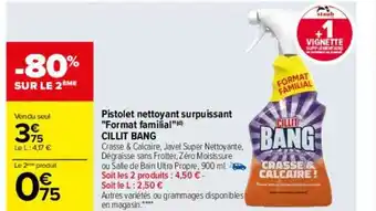Carrefour -80% sur le 2ème pistolet nettoyant surpuissant oferta
