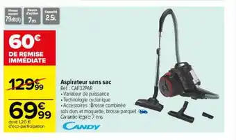 Carrefour Aspirateur sans sac candy oferta
