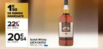 Carrefour Scotch whisky loch castle oferta