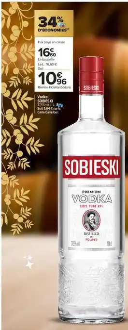 Carrefour Vodka sobieski oferta