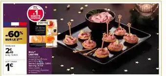Carrefour Blinis labeyrie -60% sur le 2ème oferta