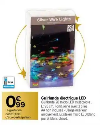 Carrefour Guirlande électrique led oferta