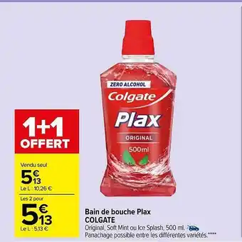 Carrefour Market Bain de bouche plax colgate oferta