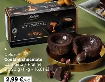 Lidl Coulant de chocolate deluxe oferta