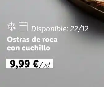 Lidl Ostras oferta