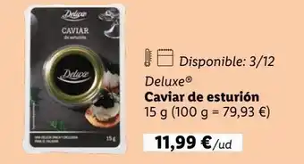 Lidl Caviar deluxe oferta