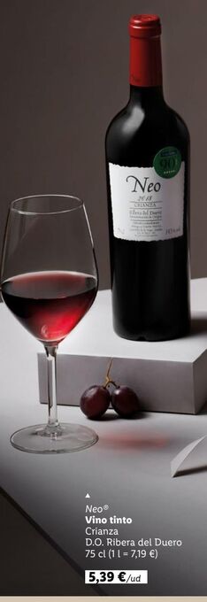 Lidl Vino crianza oferta