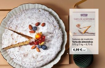 Lidl Tarta de almendras oferta