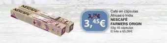 Dialprix Café en cápsulas áfricas o india nescafé farmers origin oferta