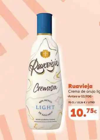 Dialprix Ruavieja crema de orujo light oferta