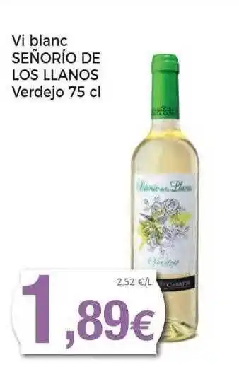 Keisy Vi blanc señorio de los llanos verdejo oferta