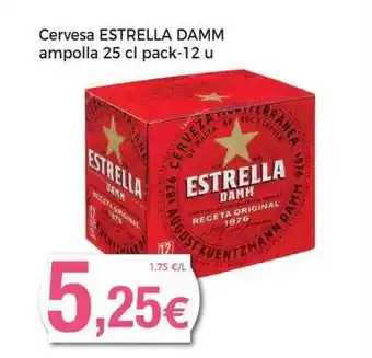 Keisy Cervesa estrella damm ampolla 25 cm pack-12 oferta