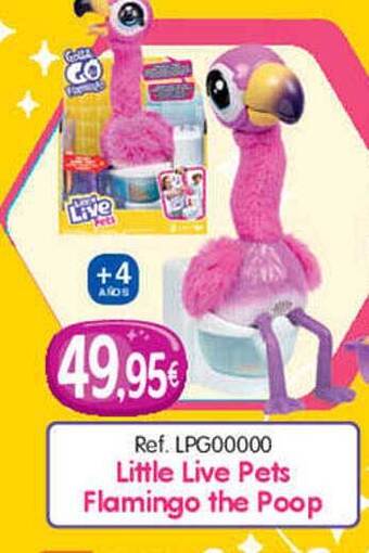 Tió Sam Little live pets flamingo the poop oferta
