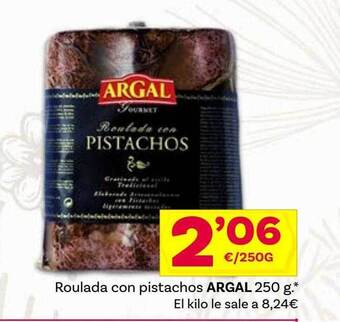 Supermercados Dani Roulada con pistachos argal oferta