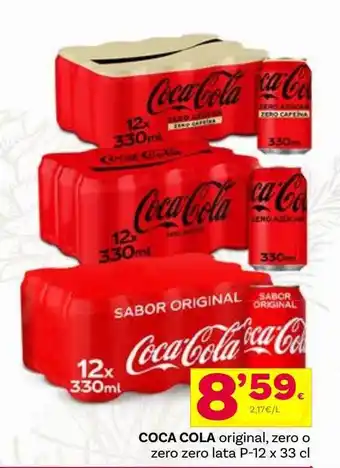 Supermercados Dani Coca cola original, zero o zero zero oferta