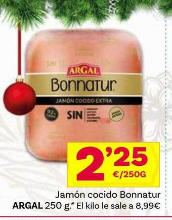 Supermercados Dani Jamón cocido bonnatur argal oferta