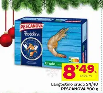 Supermercados Dani Langostino crudo pescanova oferta