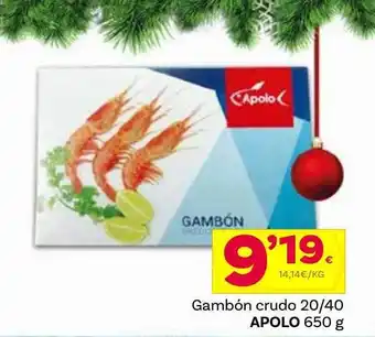 Supermercados Dani Gambón crudo 20-40 apolo oferta