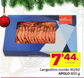 Supermercados Dani Langostino cocido 40-60 apolo oferta