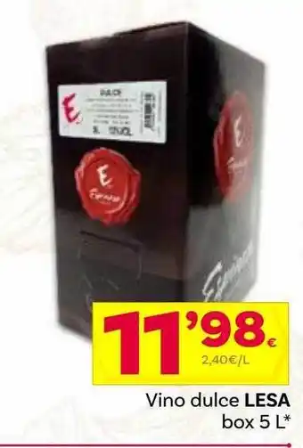 Supermercados Dani Vino dulce lesa oferta