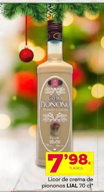 Supermercados Dani Licor de crema de piononos lial oferta