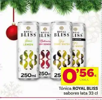 Supermercados Dani Tónica royal bliss oferta