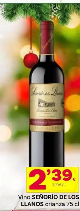 Supermercados Dani Vino señorío de los llanos oferta