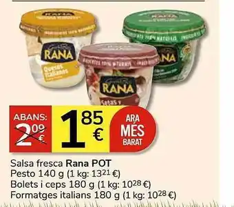 Consum Salsa fresca rana pot oferta
