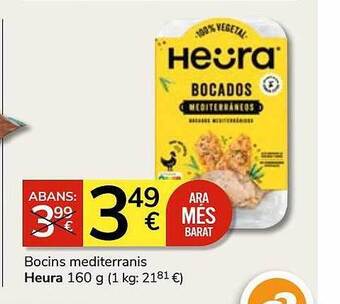 Consum Bocins mediterranis heura oferta