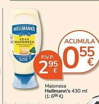 Consum Maionese hellmann's oferta