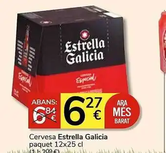 Consum Cervesa estrella galicia oferta