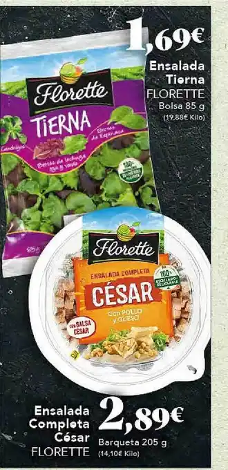 Gadis Ensalada tierna florette, ensalada completa césar florette oferta