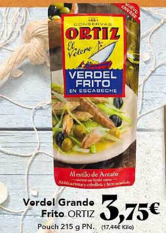 Gadis Verdel grande frito ortiz oferta