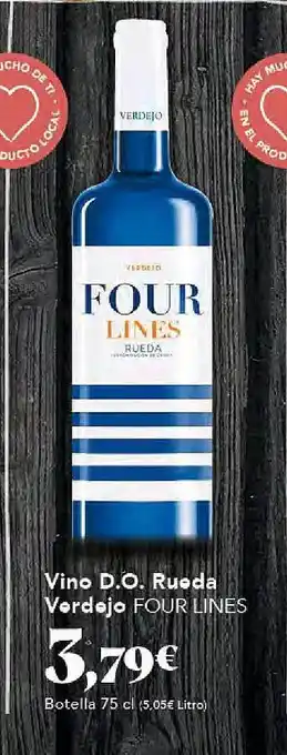 Gadis Vino do rueda verdejo four lines oferta