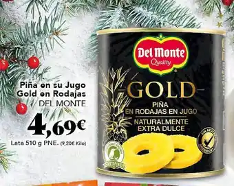 Gadis Piña en su jugo gold en rodajas del monte oferta