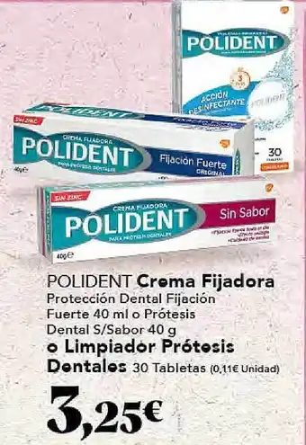 Gadis Polident crema fijadora oferta