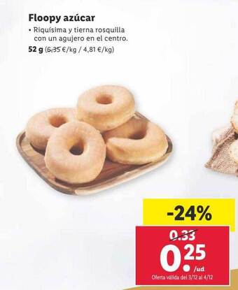 Lidl Floopy azúcar oferta