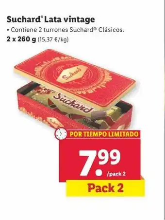 Lidl Suchard lata vintage oferta