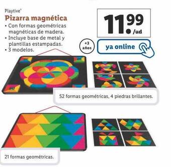 Lidl Playtive pizarra magnética oferta
